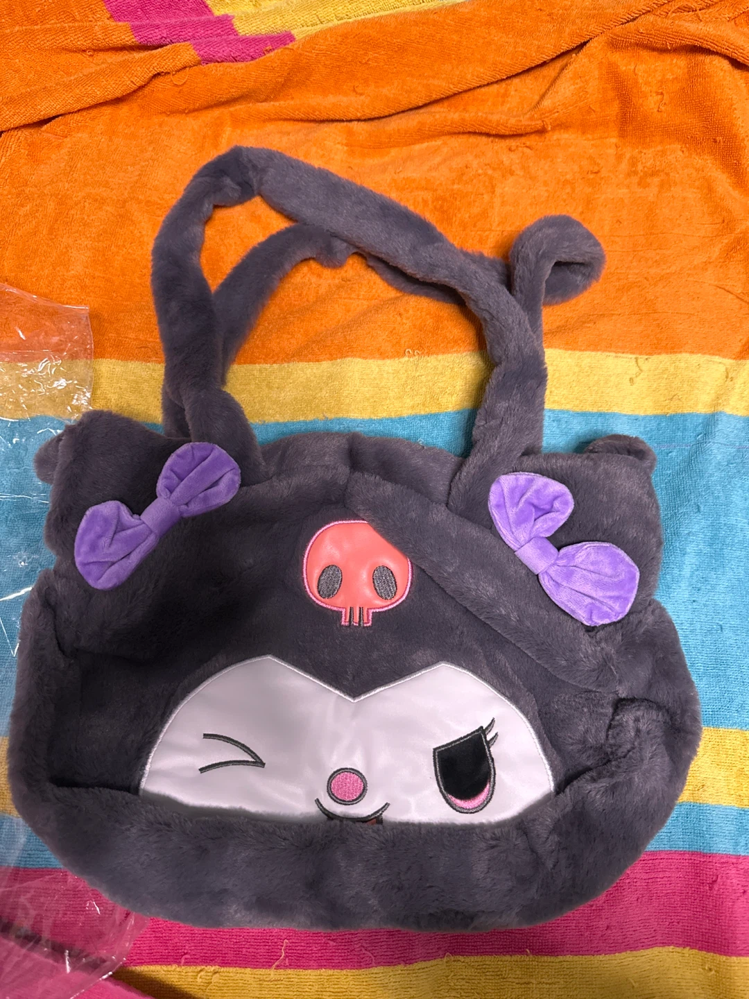 ⚽️ Sanrio Kuromi Plush Tote Bag - photo 2