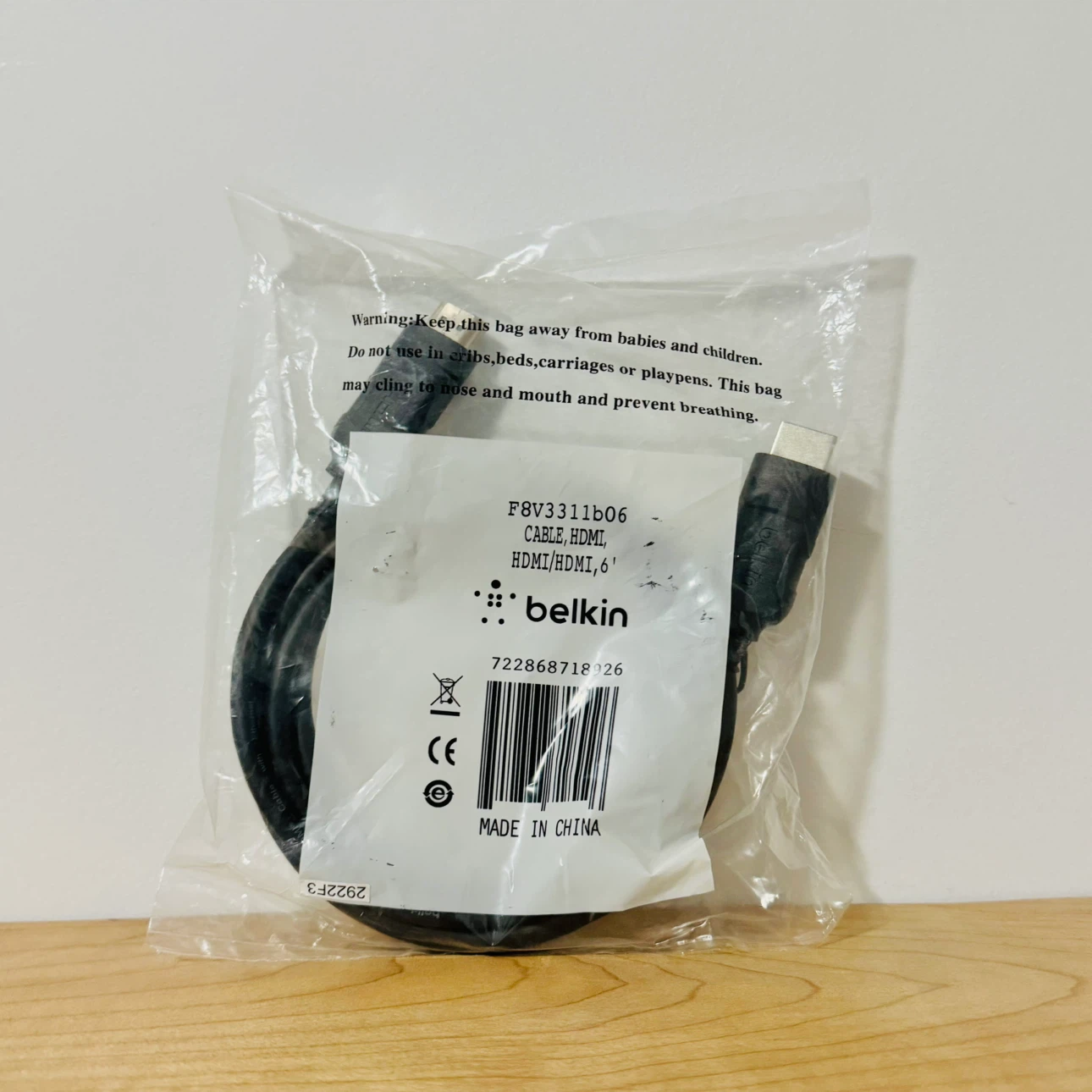 Belkin HDMI Cable - 6' - Brand New ⚽️