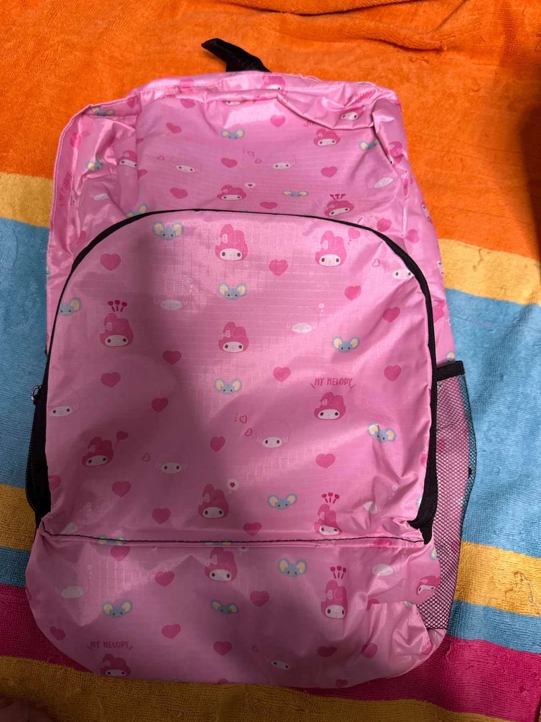 ⚽️ Pink My Melody Foldable Backpack - photo 4