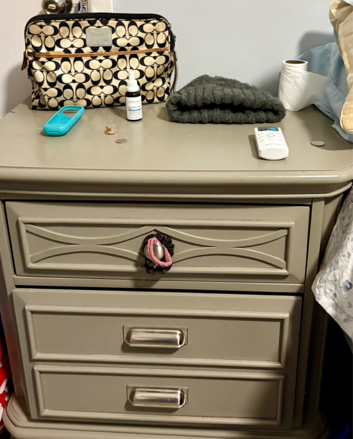 5 piece Gray Wardrobe with Drawers - photo 5