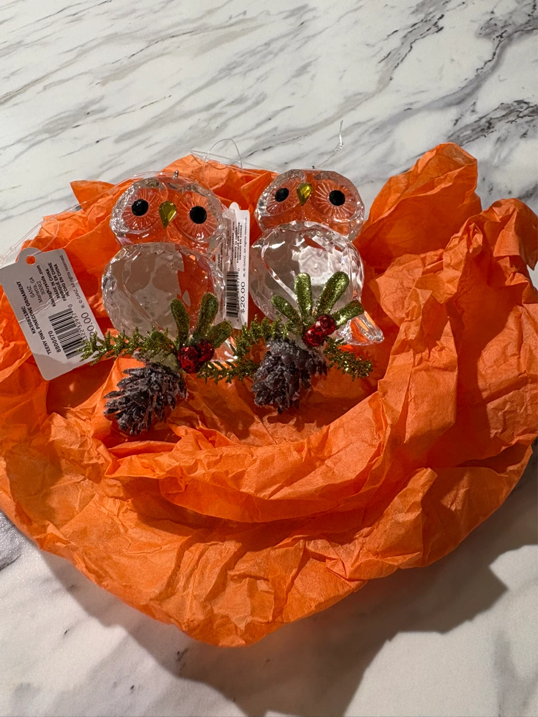 ⚽️ Ganz Kissing Crystals Owl Ornament - photo 2