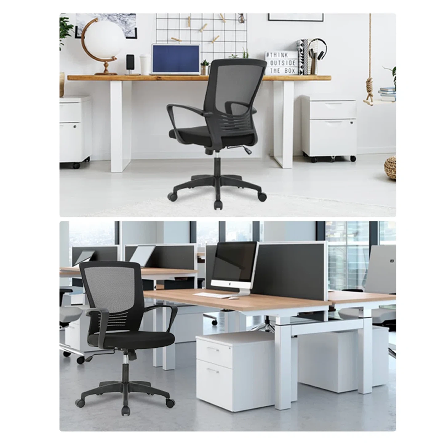 Black Ergonomic Mesh Office Chair - photo 5