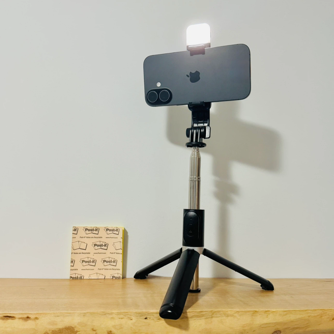 Selfie Stick Tripod with Ring Light and remote button ⚽️ - photo 3