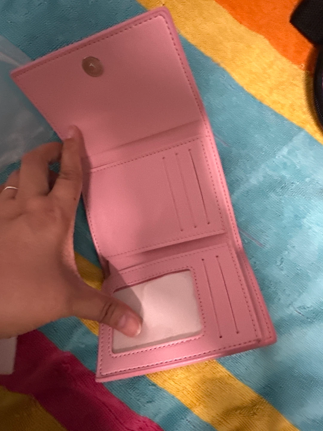 ⚽️ Hello Kitty Pink Trifold Wallet - photo 4