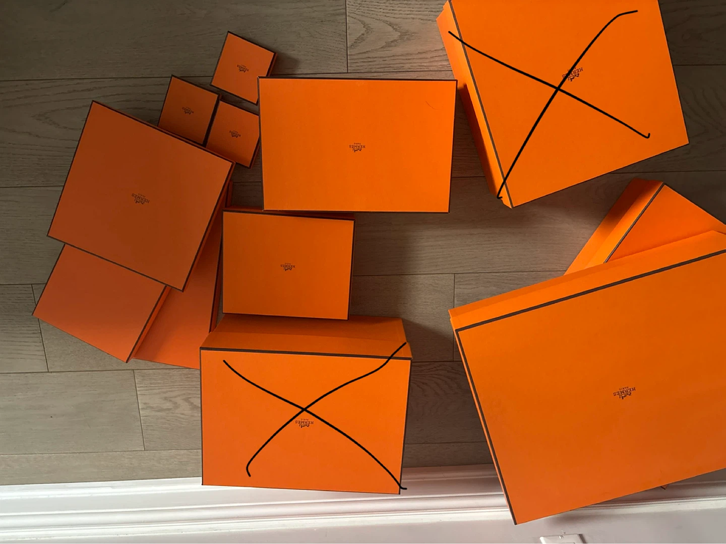 Hermès Orange Gift Boxes with Ribbon - photo 2
