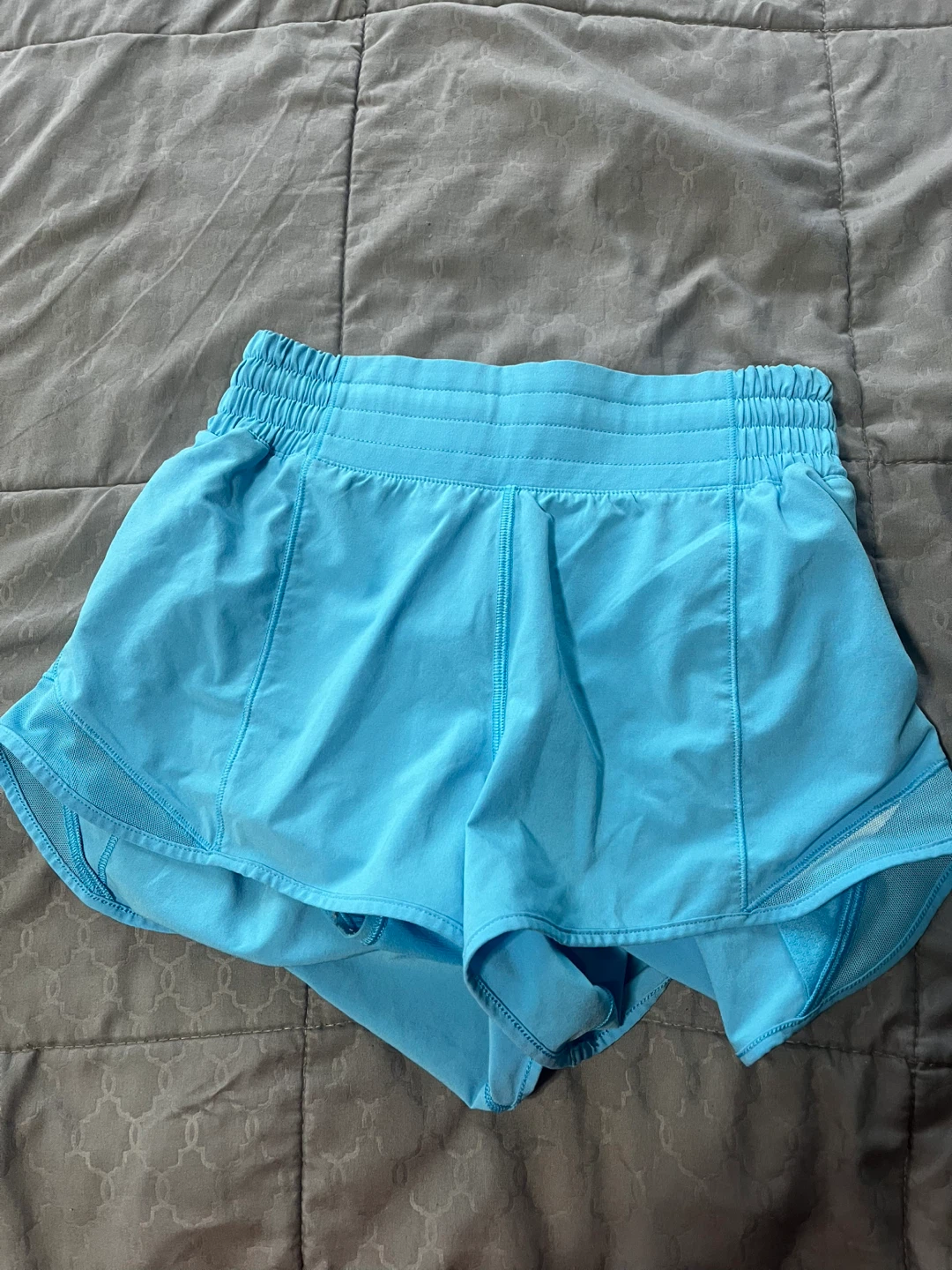 Lululemon Blue Running Shorts Size 4 - photo 4
