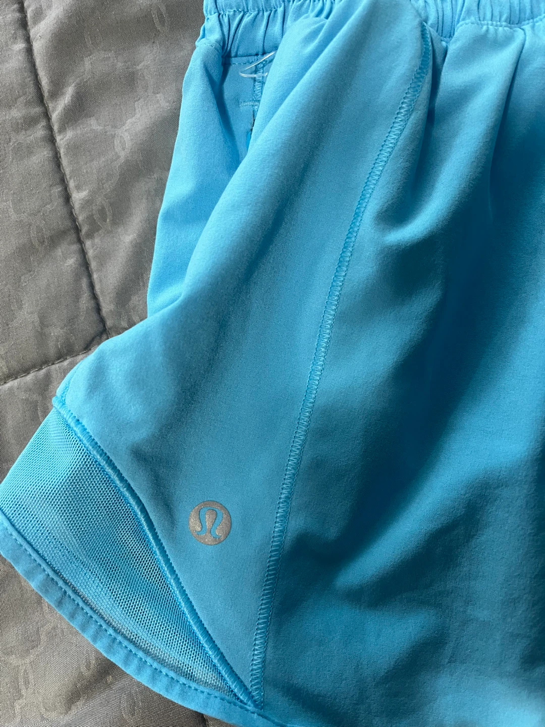 Lululemon Blue Running Shorts Size 4 - photo 2
