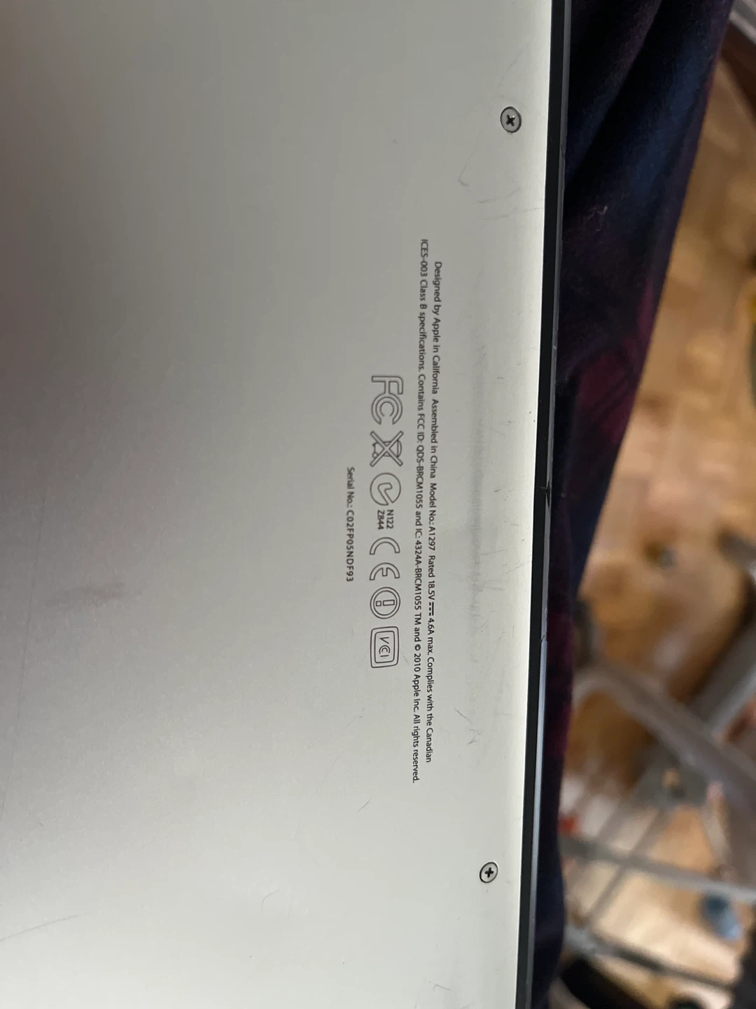 Apple MacBook Pro 15-inch (A1297) for parts only - photo 4