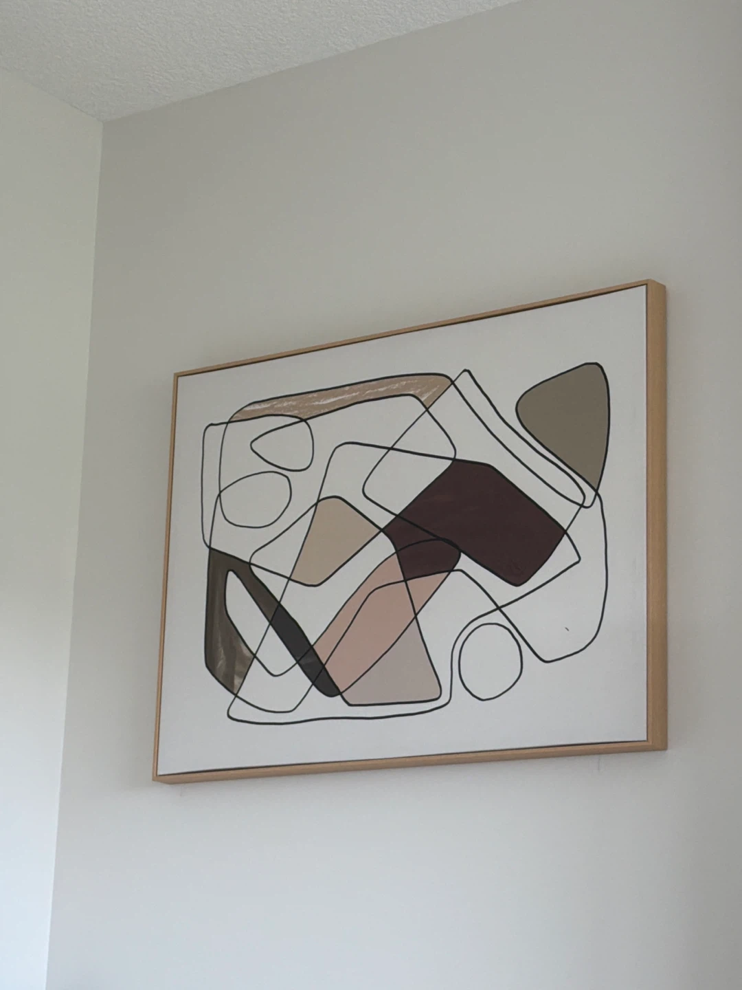 Abstract Line Art Framed Wall Art ⚽️