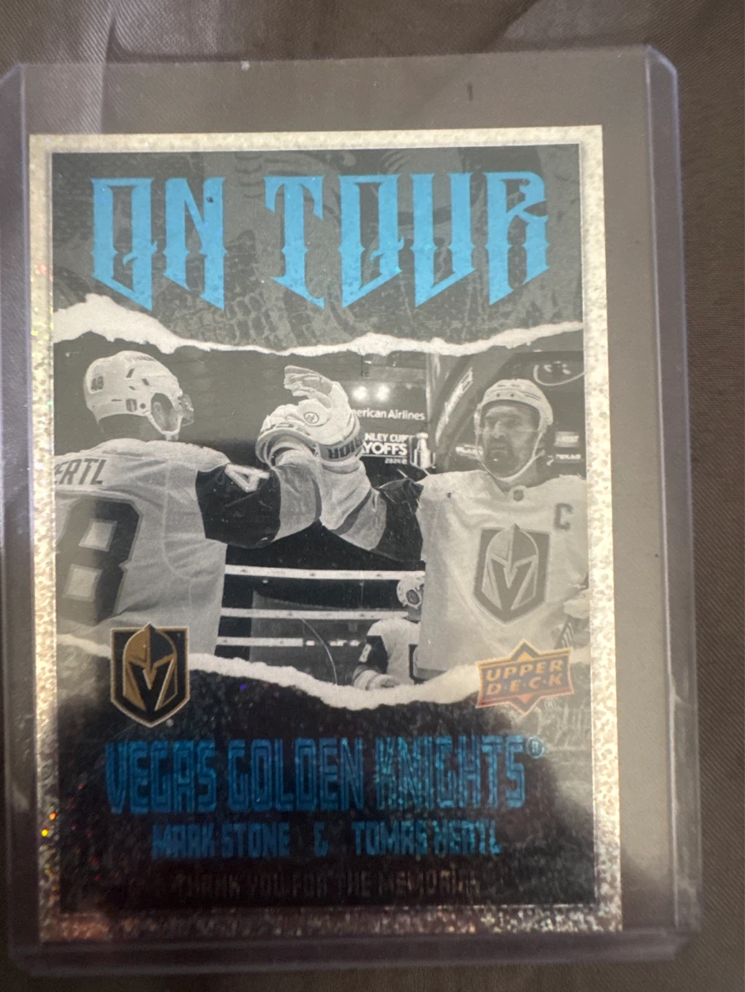 ⚽Hockey Card Mark Stone Tomas Hertl