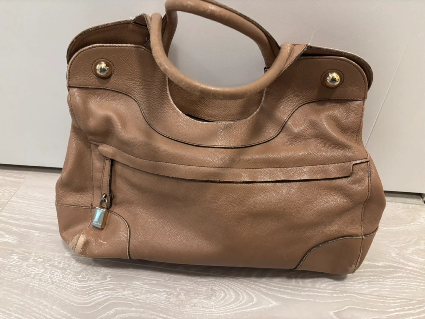 Tan Leather Handbag