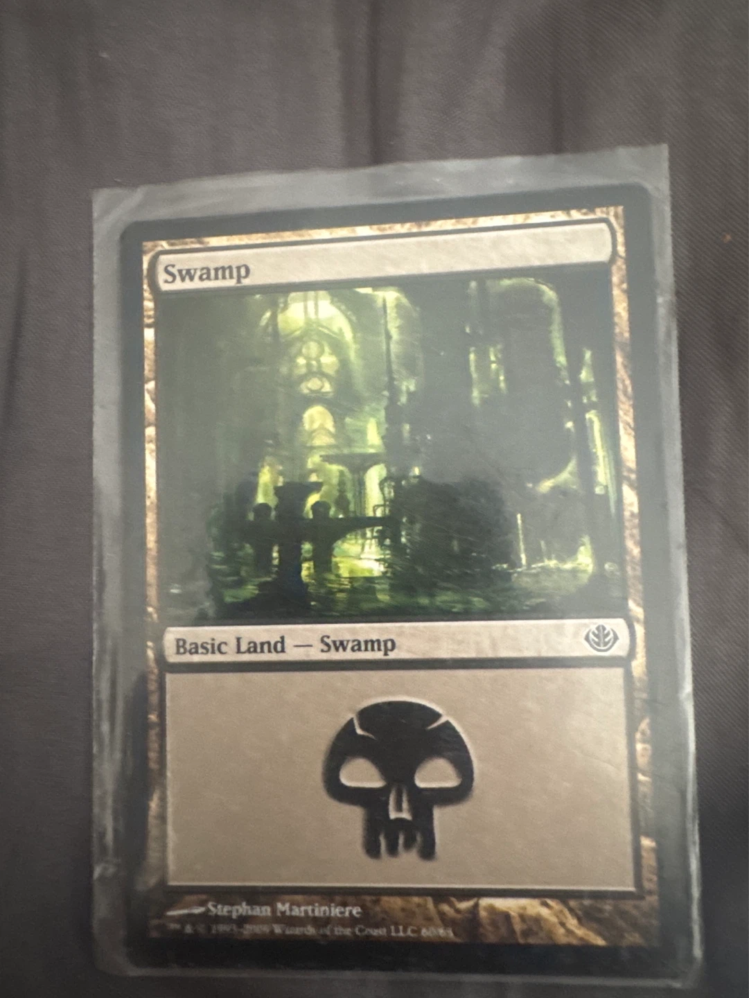 Magic the Gathering Swamp Card ⚽