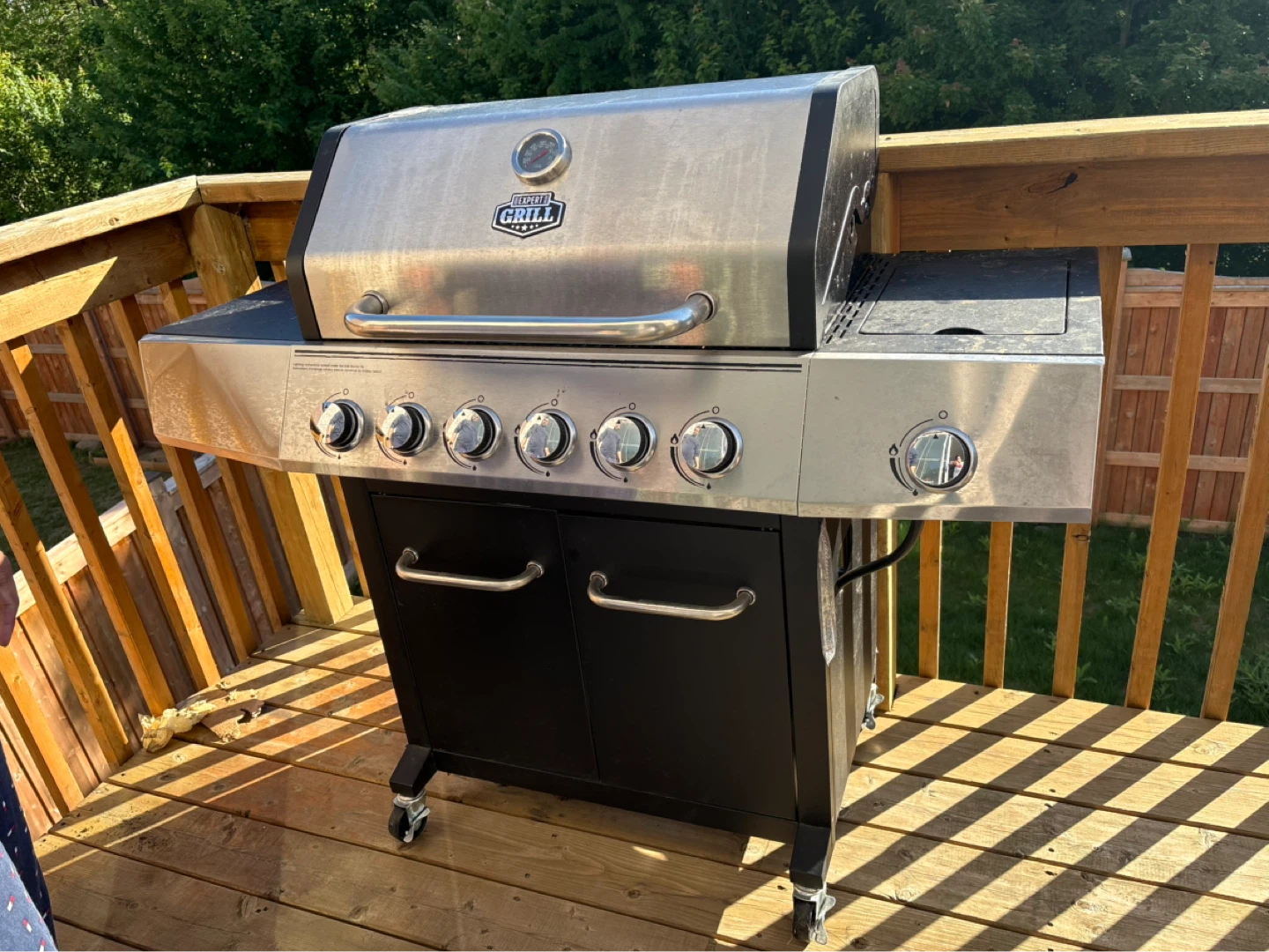Master Grill 6-Burner Propane BBQ with Side Burner - photo 3