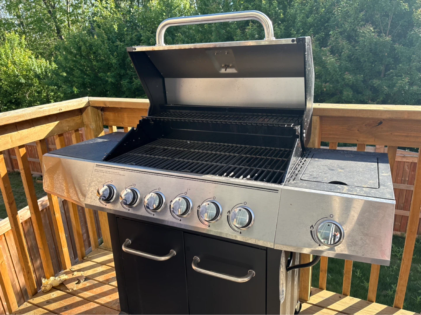 Master Grill 6-Burner Propane BBQ with Side Burner - photo 2