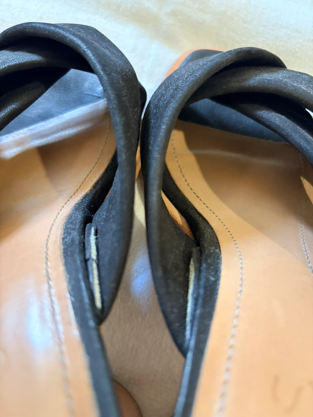 COS Black Twist Strap Block Heel Mules Size 39 - photo 5