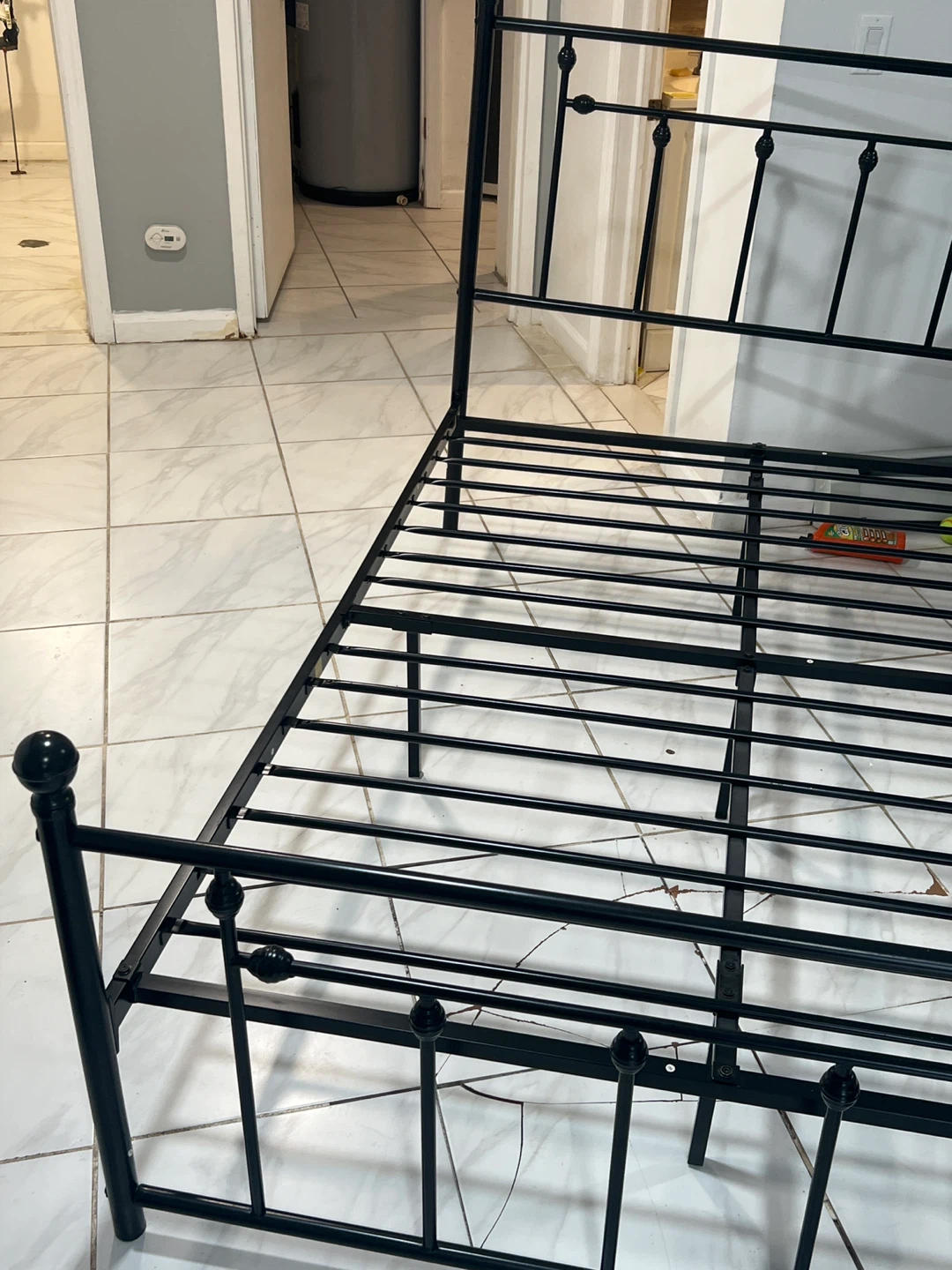 Black Metal Bed Frame - photo 2