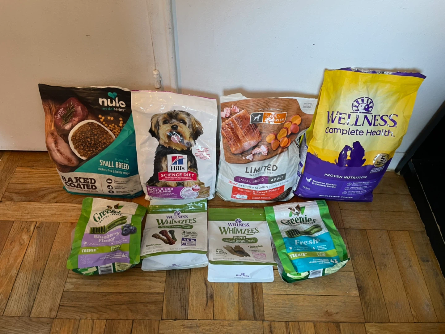 Dog Food & Treats Lot