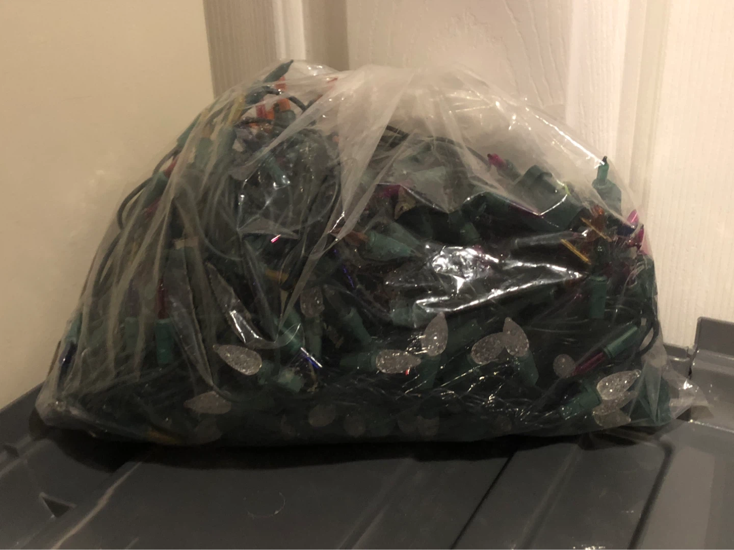 Bag of assorted Christmas lights ⚽️