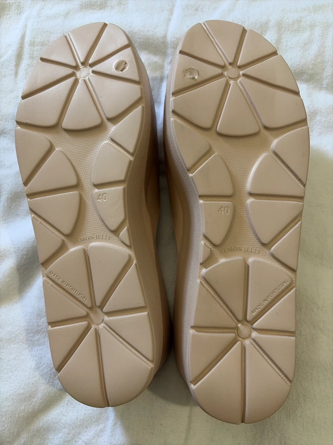 Lemon Jelly Beige Slide Sandals Size 40 - photo 4