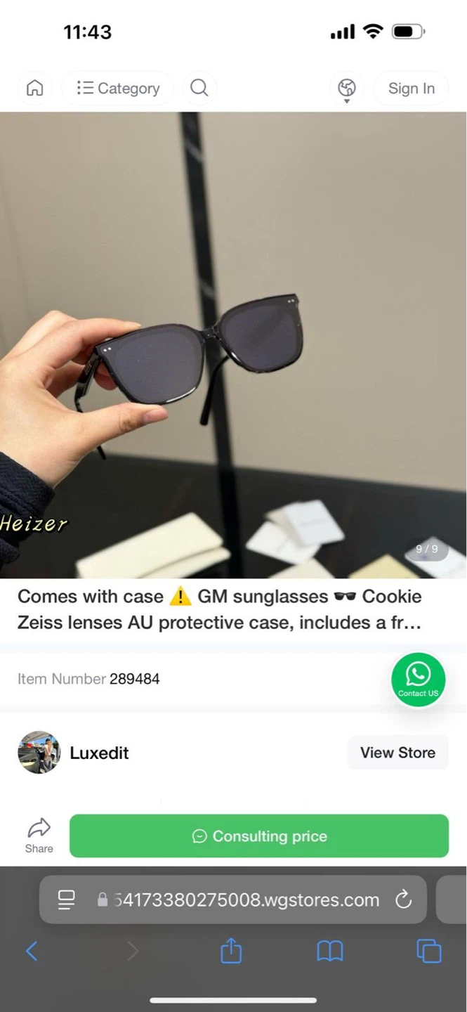 Gentle Monster Sunglasses