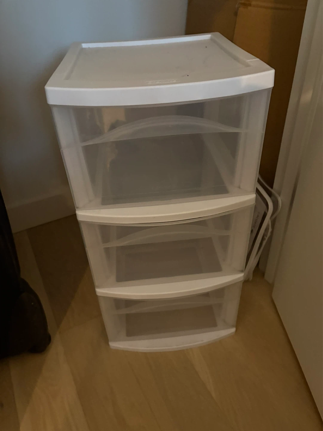 3 Drawer Plastic Storage Cart