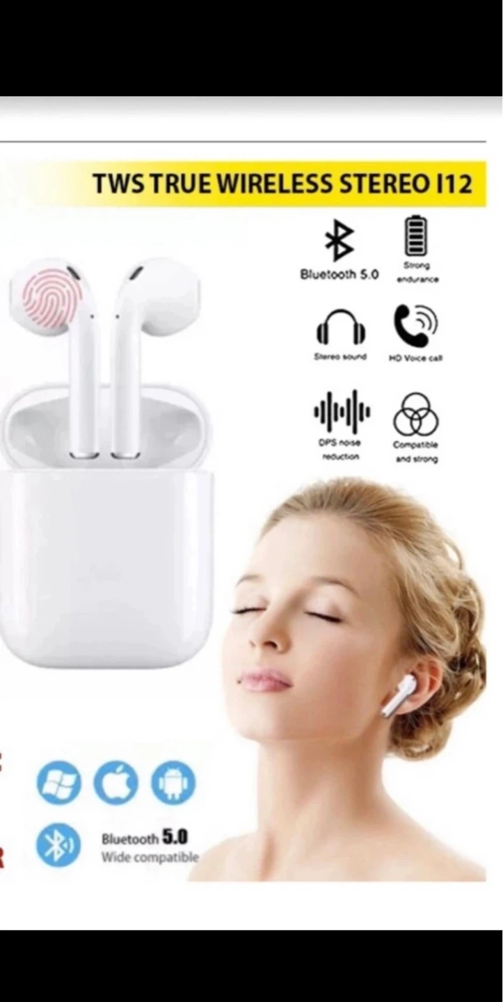 True Wireless Stereo Earbuds - White - photo 4