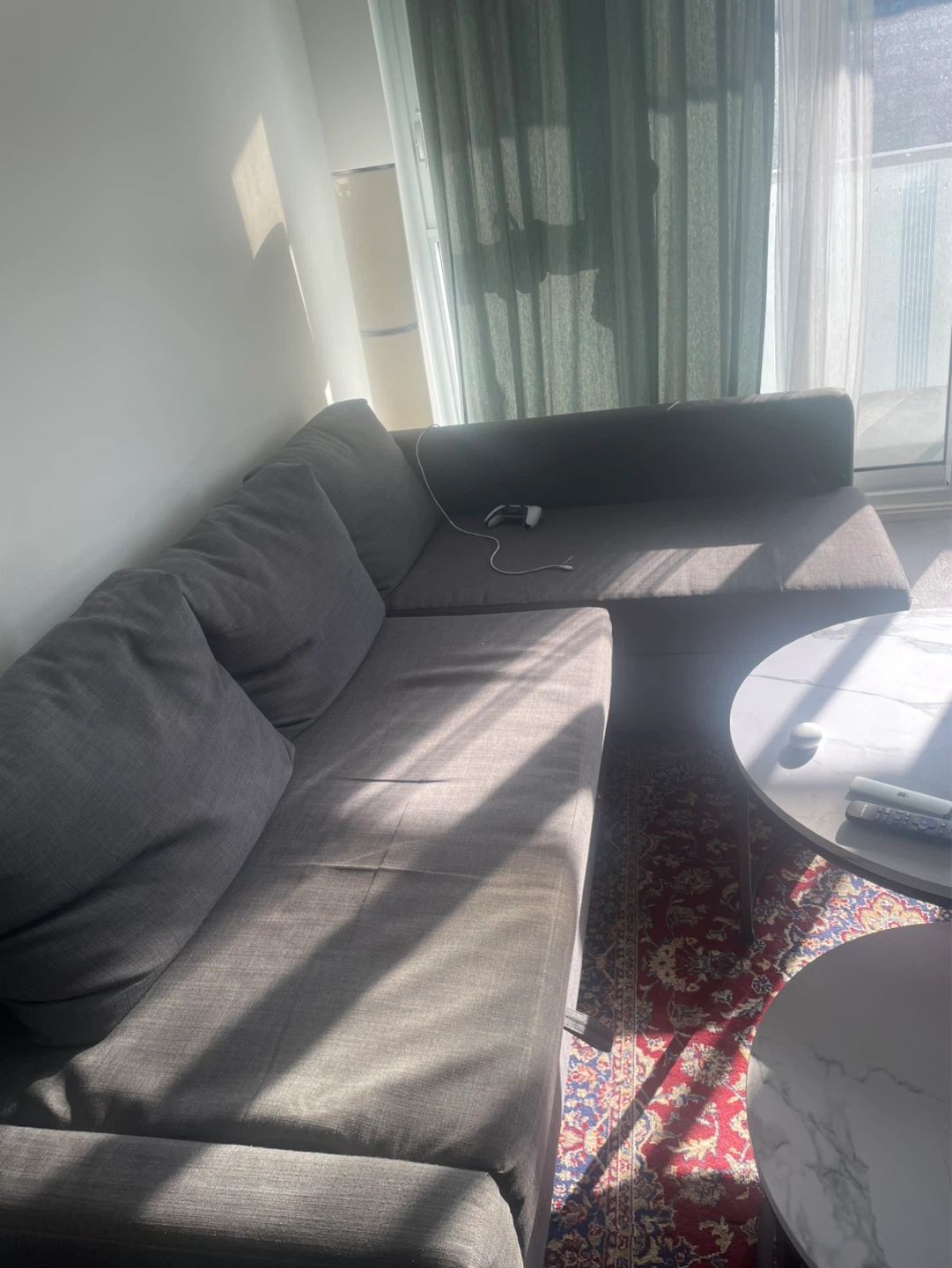 IKEA FRIHETEN Corner Sofa-Bed with Storage – Dark Grey