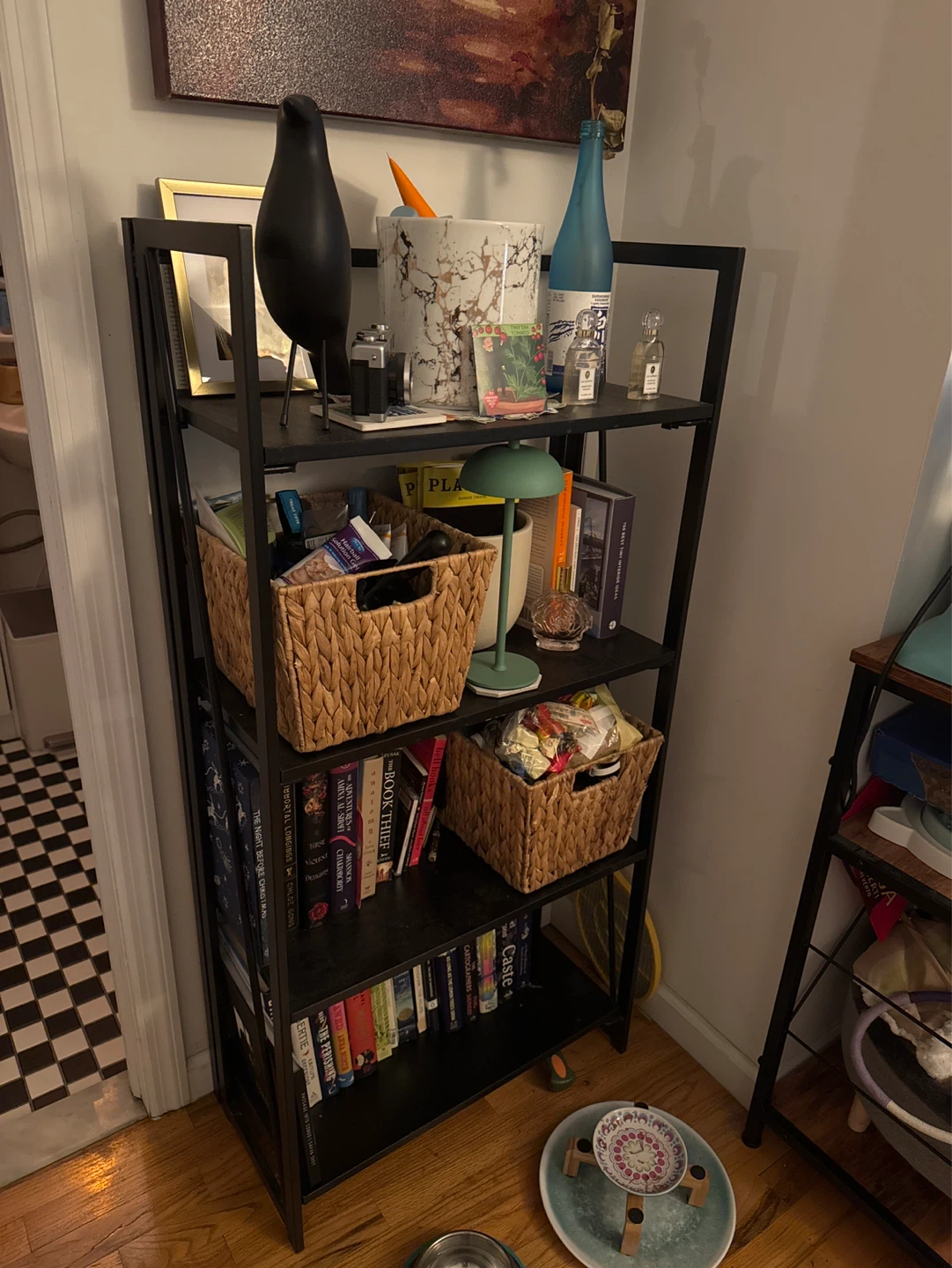 Black Metal Bookshelf - photo 2