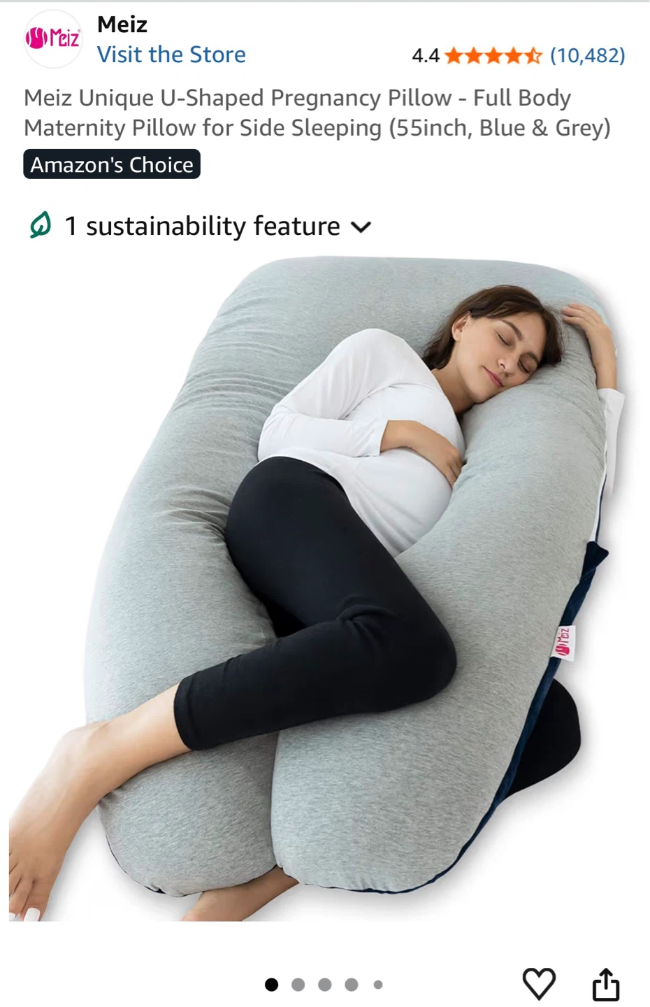 Meiz U-Shaped Pregnancy Pillow - photo 3