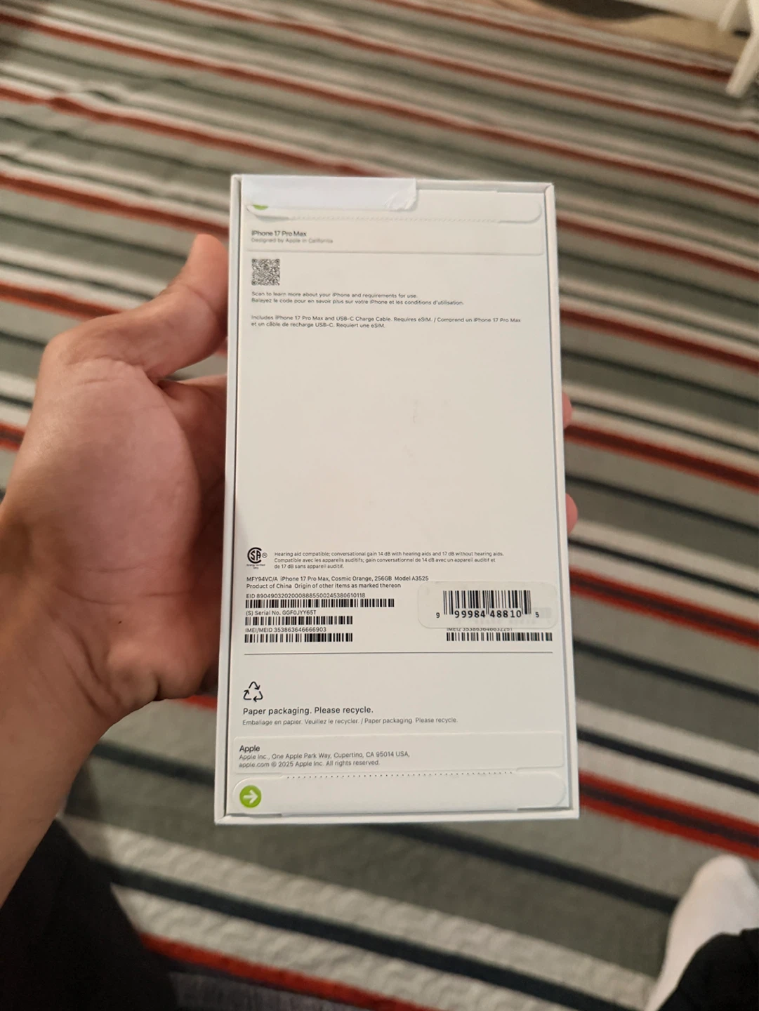 Apple iPhone 17 Pro Max Orange 256GB - photo 2