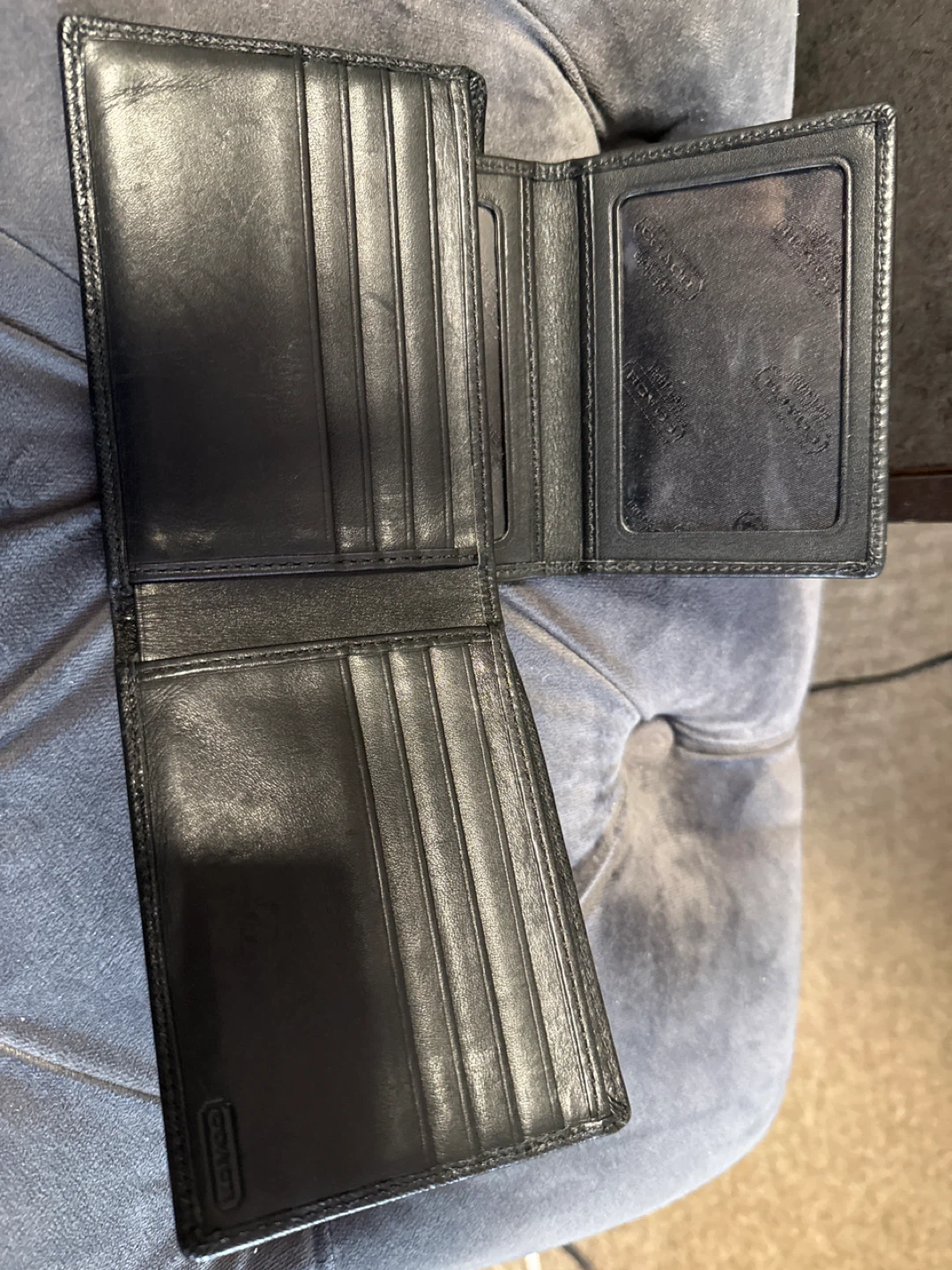 Coach Black Monogram Bifold Wallet - photo 2