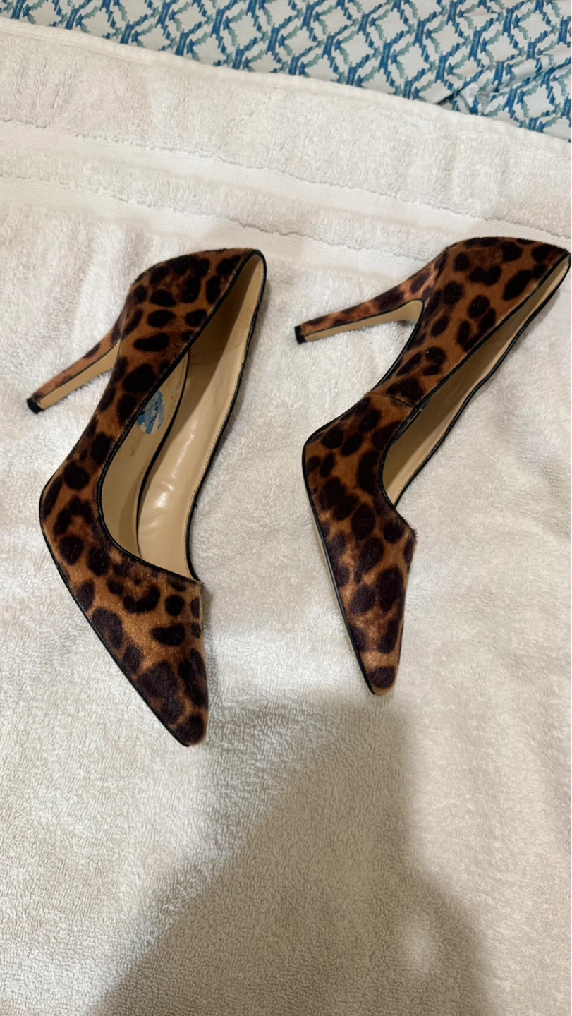 Nine West Leopard Print Heels Size 7.5 - photo 3