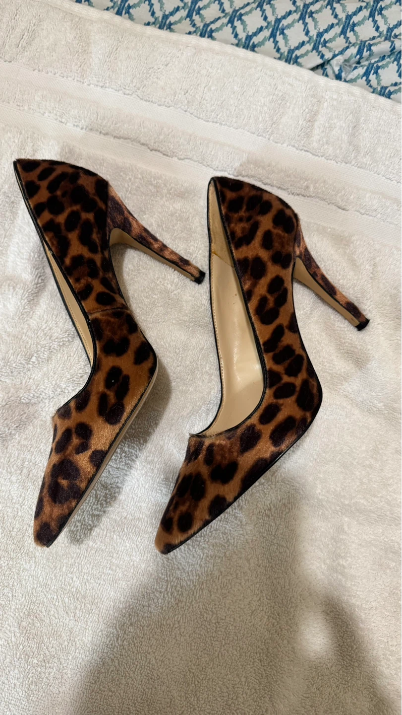Nine West Leopard Print Heels Size 7.5 - photo 2