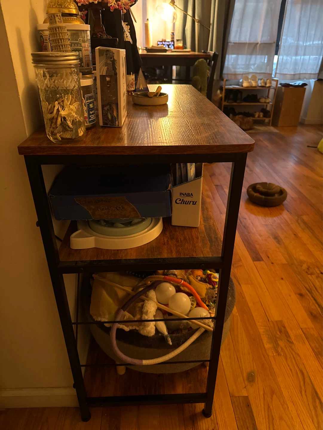 Industrial Style 3-Tier Storage Shelf - photo 4