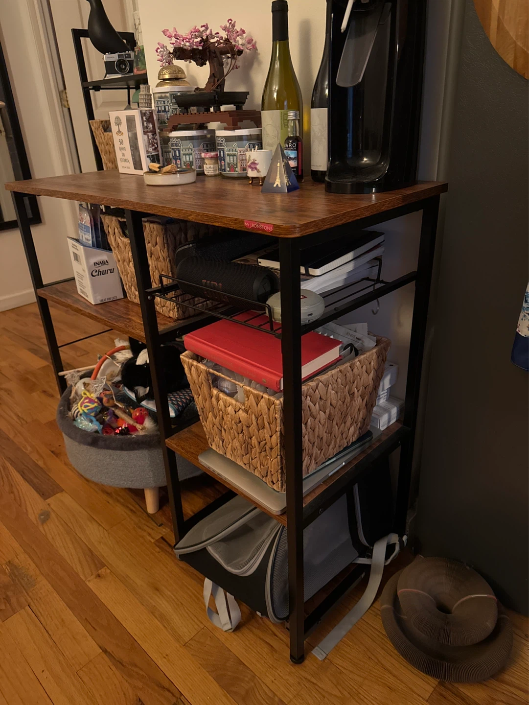 Industrial Style 3-Tier Storage Shelf - photo 3