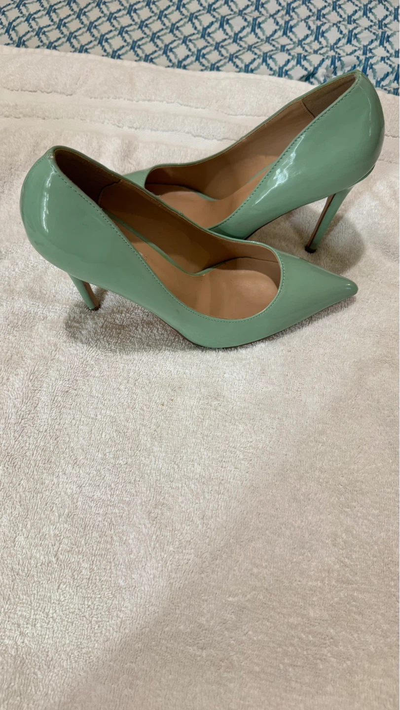 Steve Madden Women's Mint Green Patent Heels - photo 4
