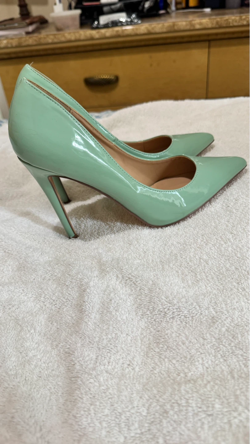 Steve Madden Women's Mint Green Patent Heels - photo 3