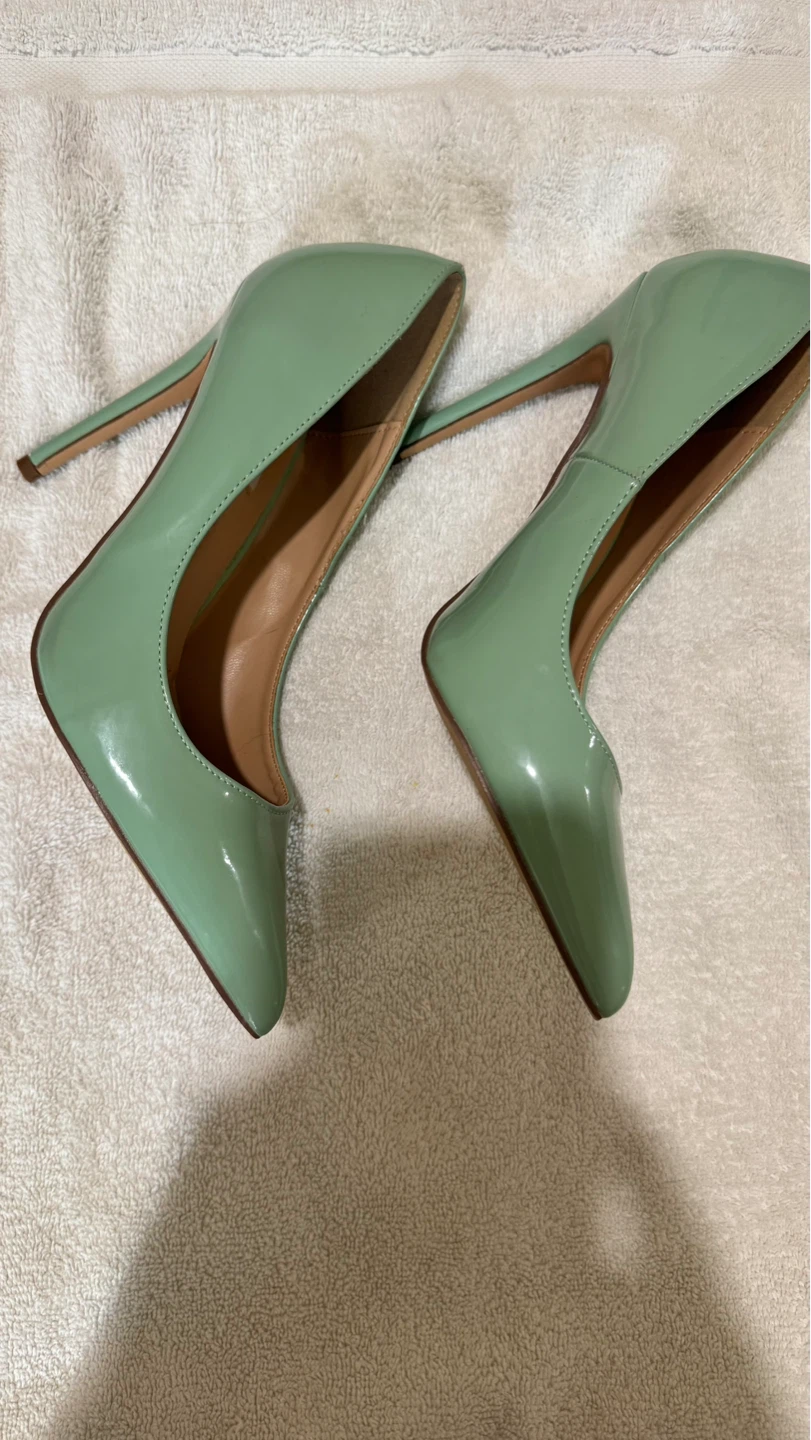Steve Madden Women's Mint Green Patent Heels - photo 2