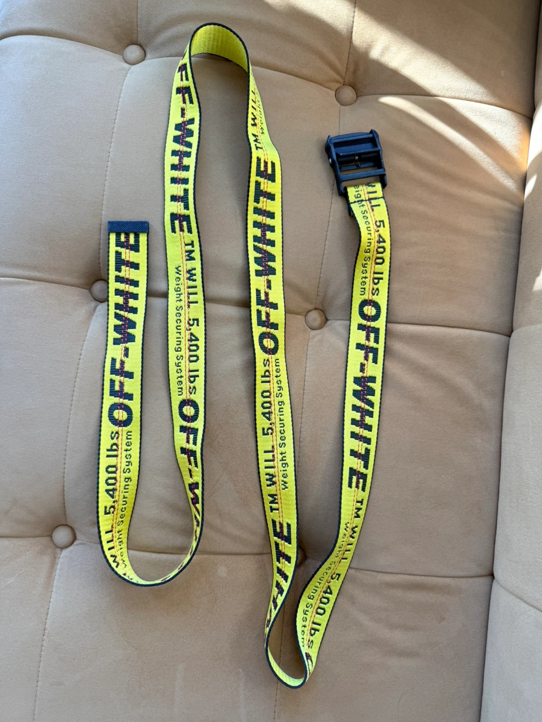 Off-white belt