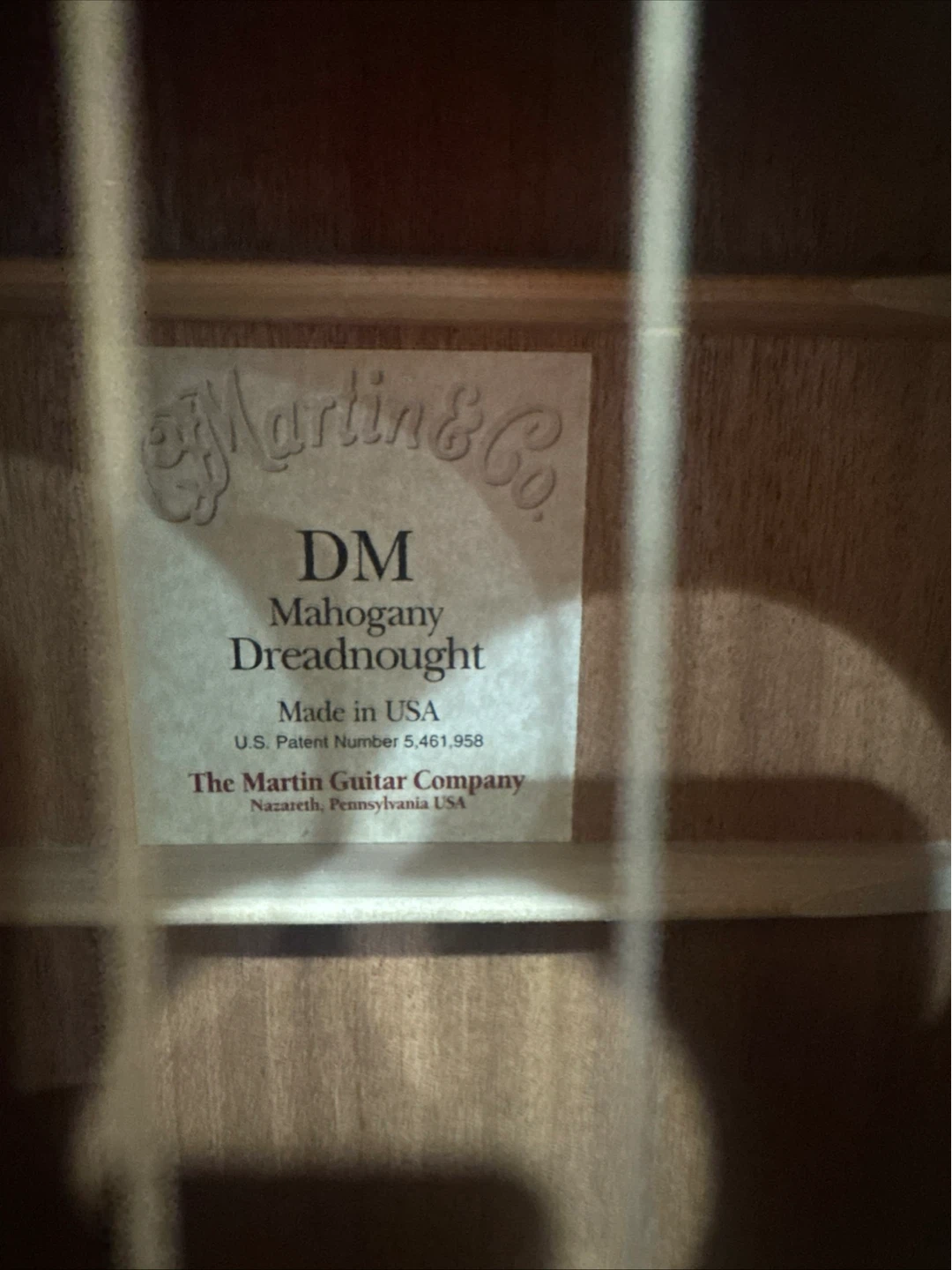 C.F. Martin & Co. DM Dreadnought Acoustic Guitar - photo 4