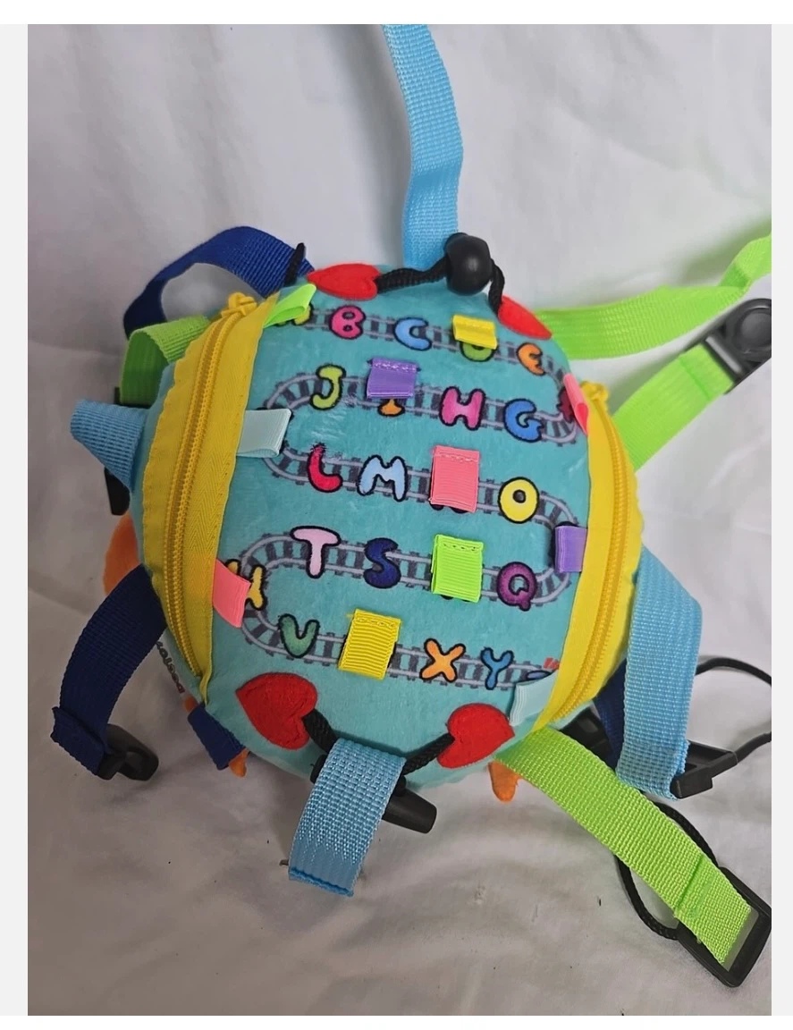 Blue Owl Activity Toy with Buckles & Zippers - photo 5
