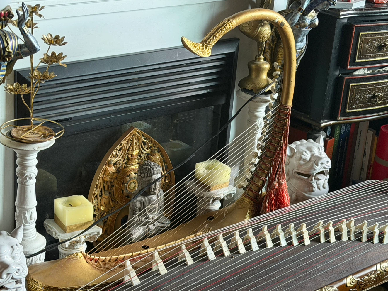 The Saung-Gauk harp (Burmese harp/ kugo harp/ 凤首箜篌） - photo 2