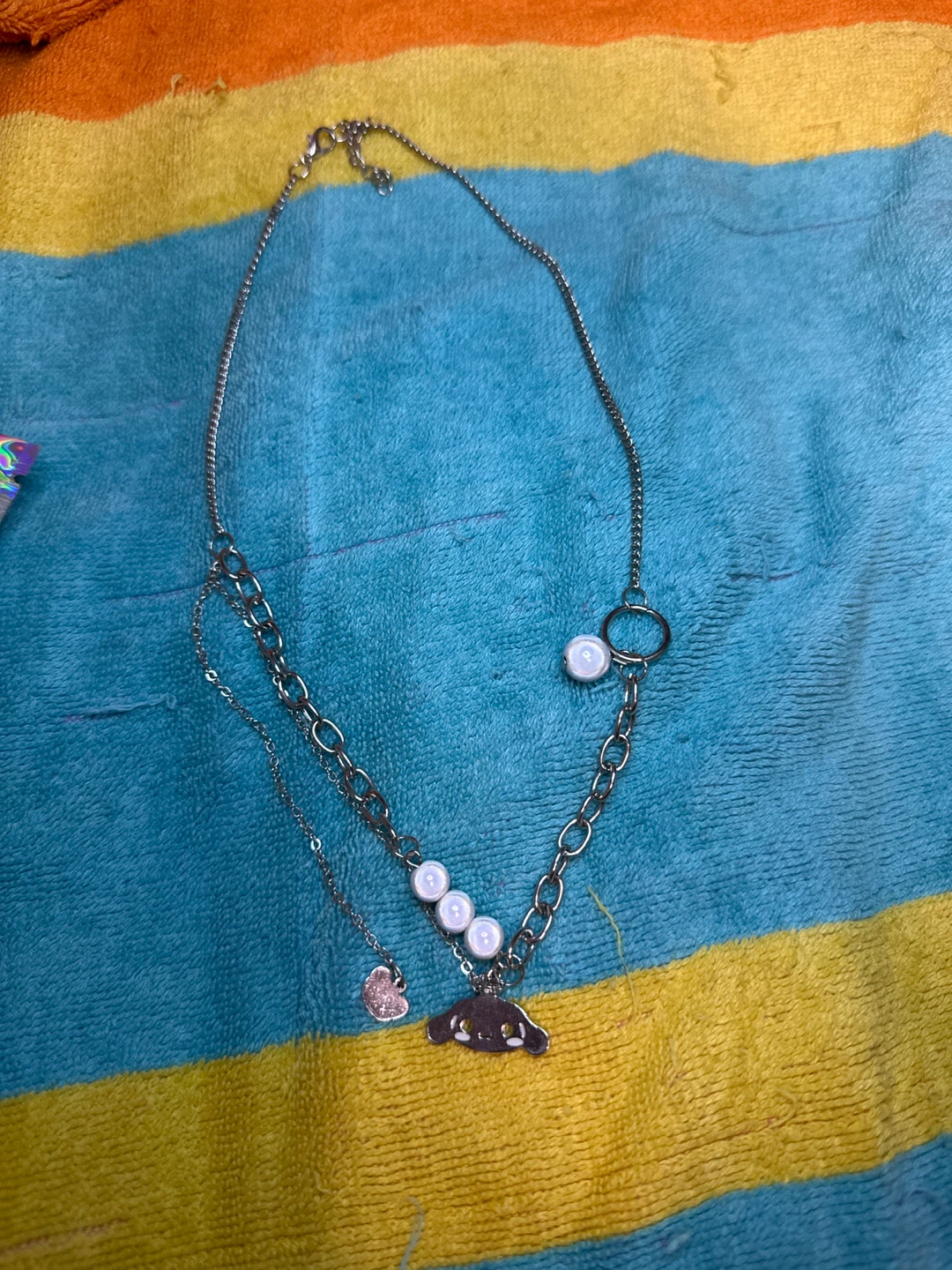 ⚽️ Cinnamoroll Inspired Layered Plated Necklace