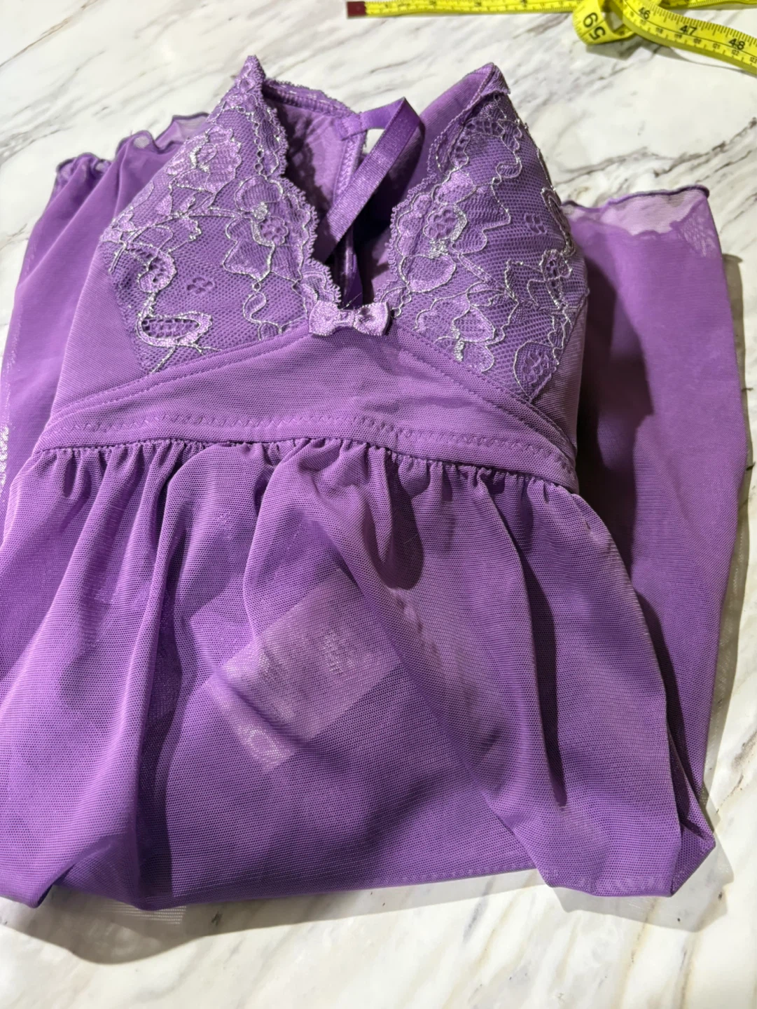 ⚽️ Purple Babydoll Lingerie - Large