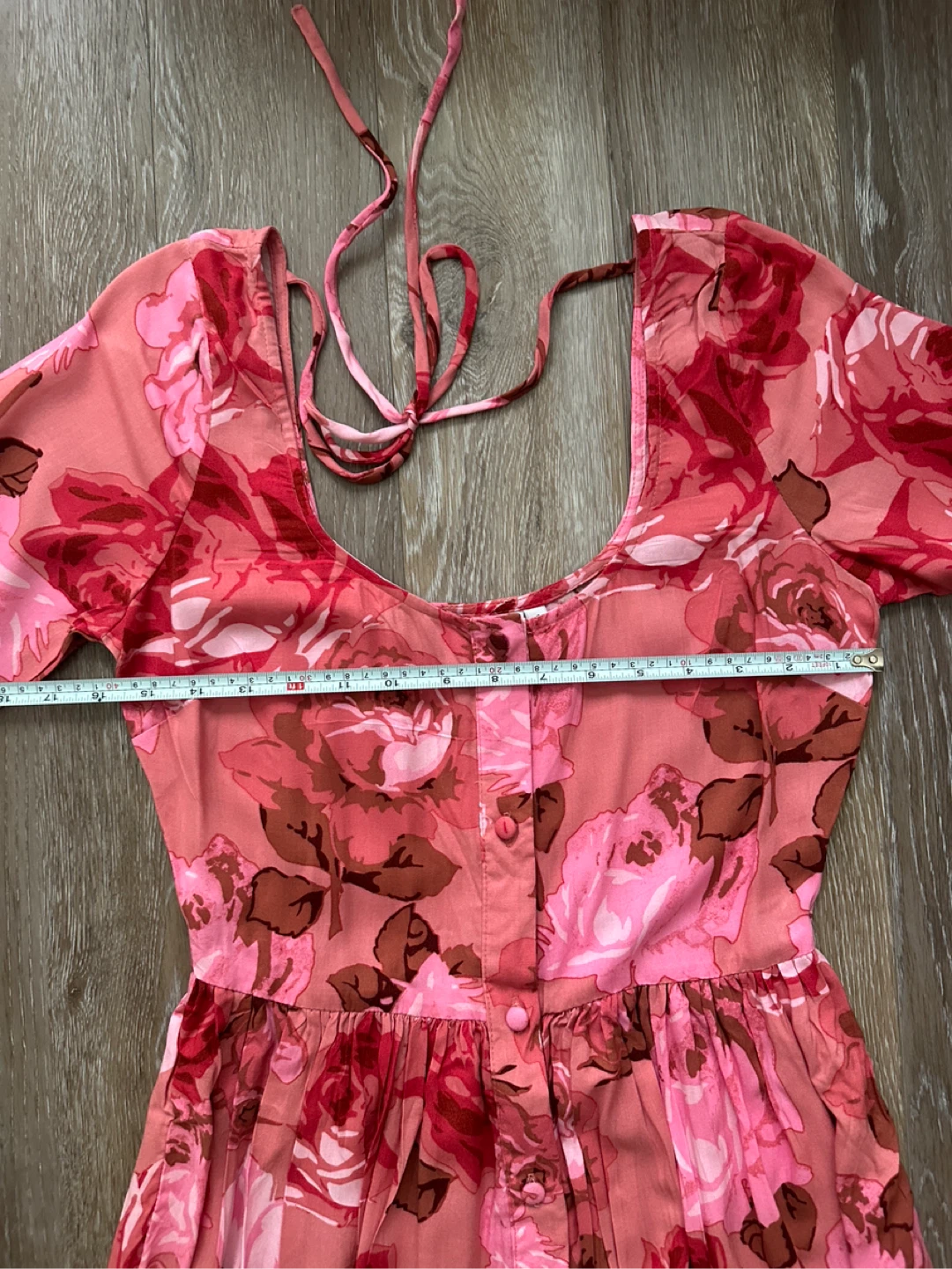 NEW ASOS design Pink Floral Button-Up Maxi Dress - photo 4