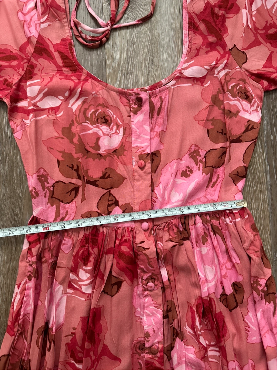 NEW ASOS design Pink Floral Button-Up Maxi Dress - photo 5