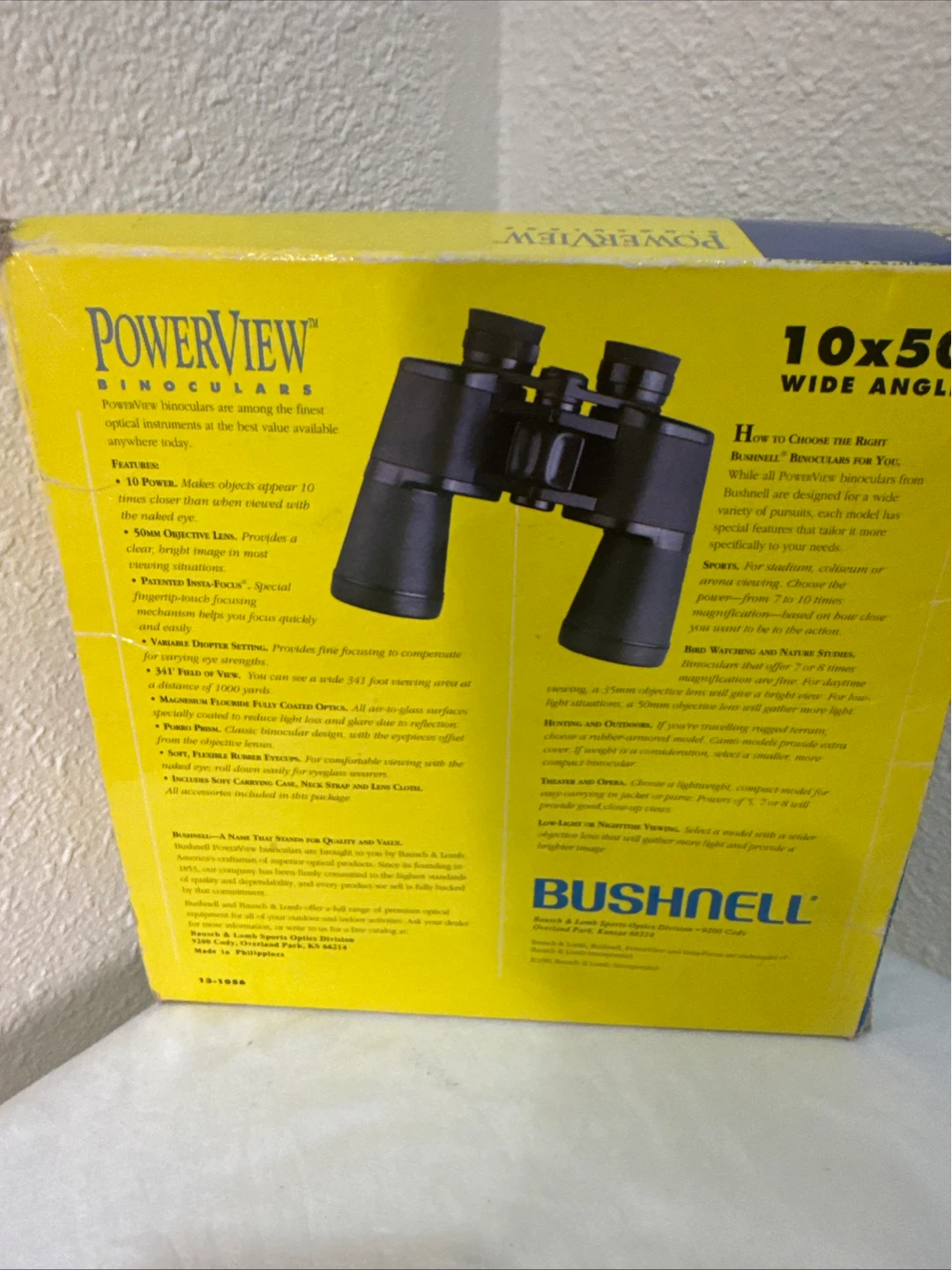 Bushnell PowerView 10x50 Wide Angle Binoculars - photo 2