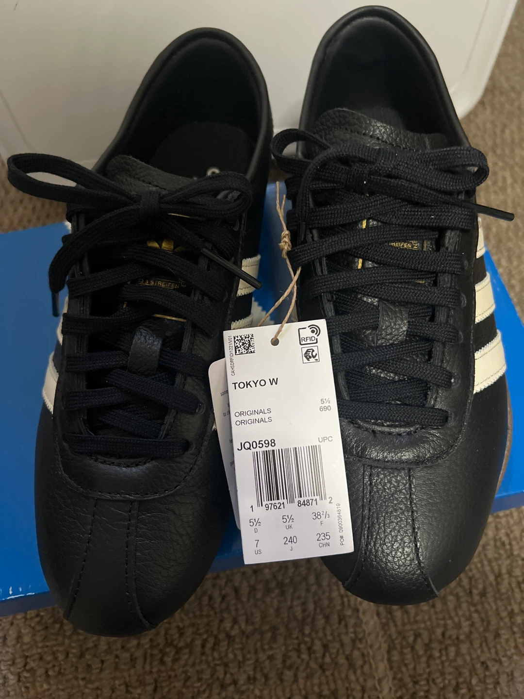 Adidas Tokyo W Shoes - Black - Size 7