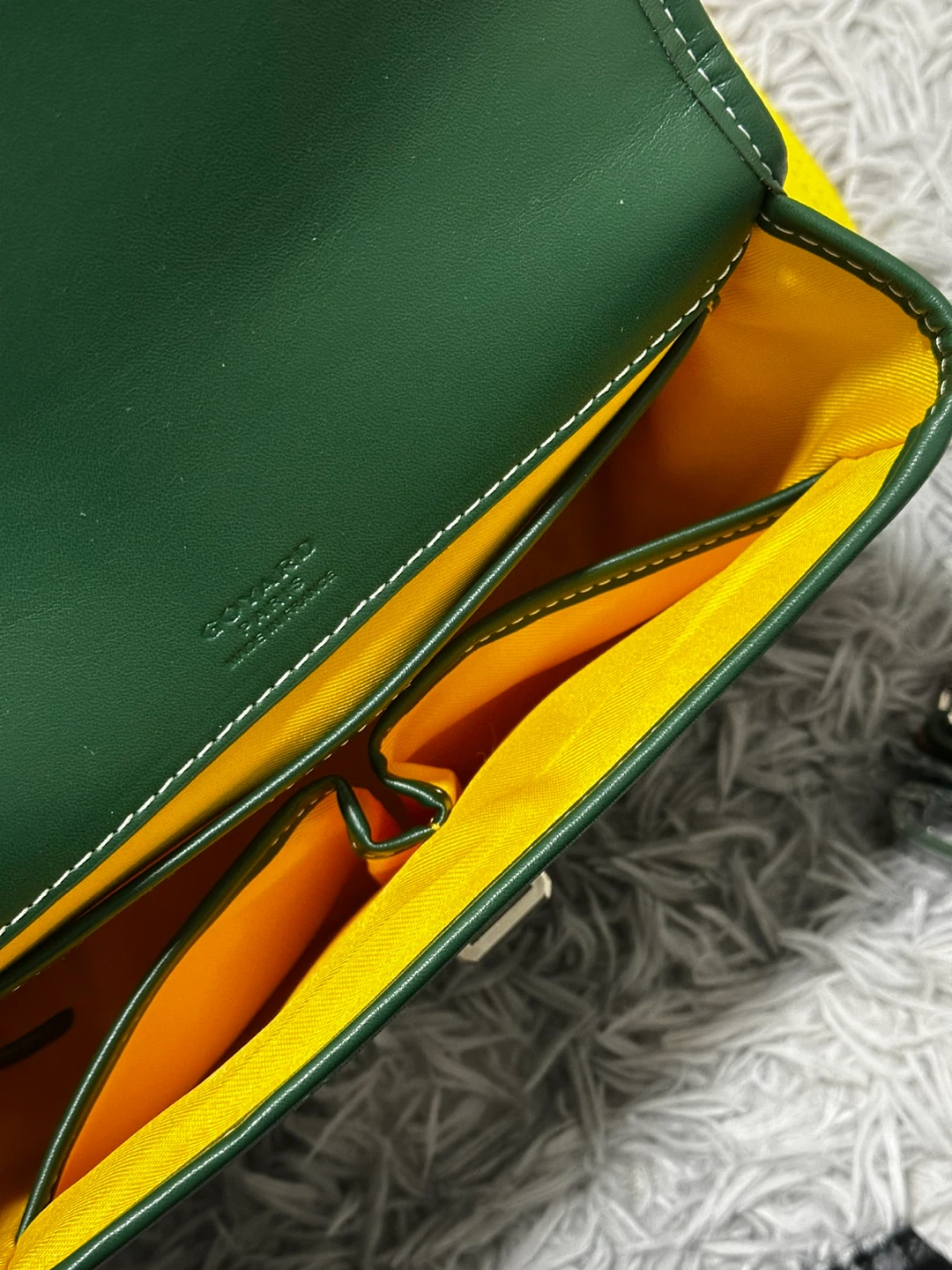 Goyard Green Monogram Crossbody Bag with Dust Bag - photo 3