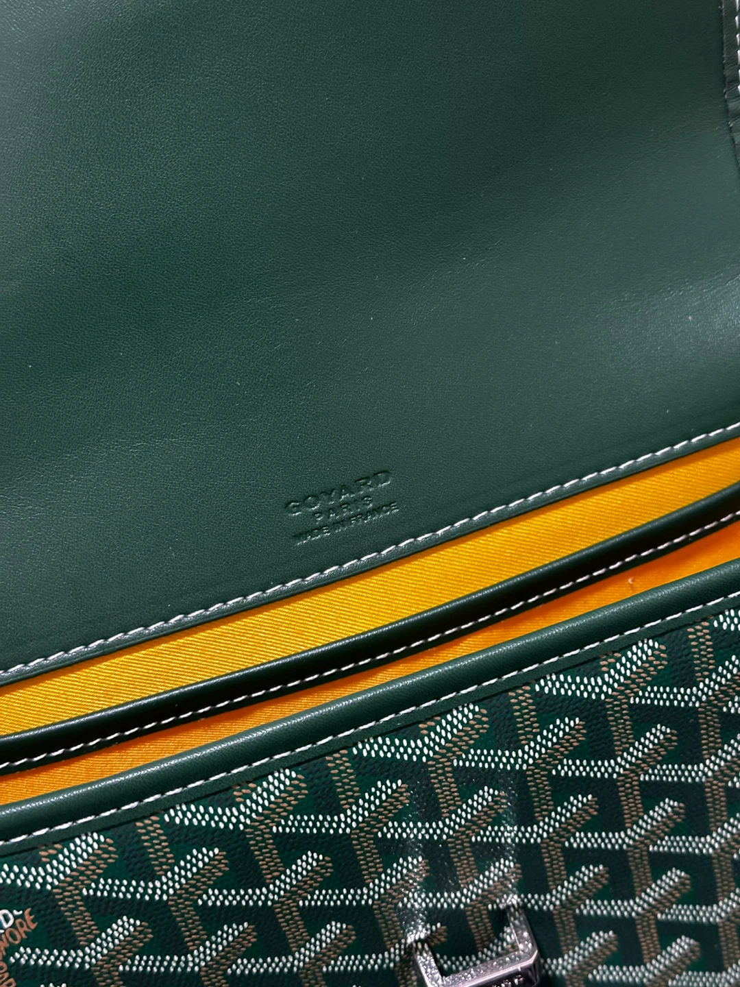 Goyard Green Monogram Crossbody Bag with Dust Bag - photo 4